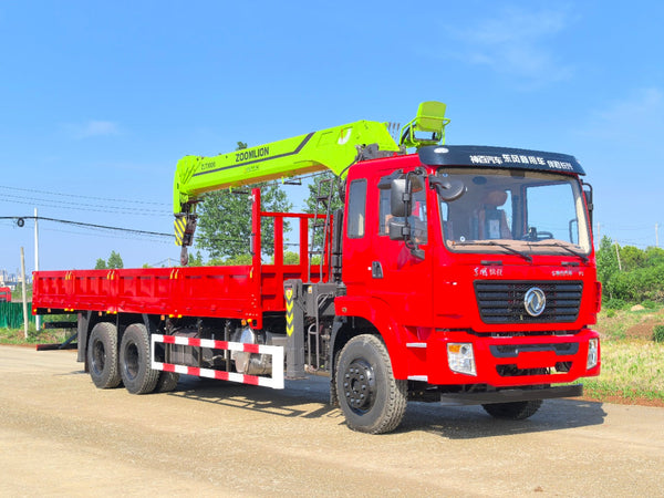 Parameters of Dongfeng Jincheng V6 6x4 Truck Mounted Crane Equipped with Zoomlion 12-Ton 5-Section Boom