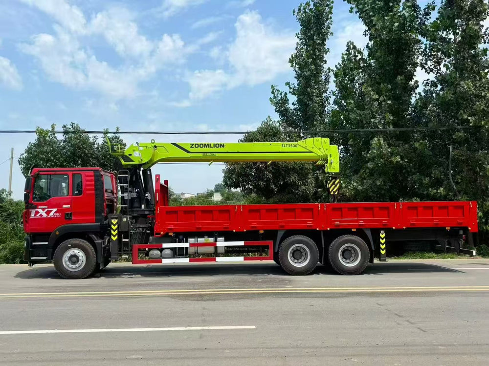 HOWO TX, 350 HP MAN Engine, New Zoomlion 14‑ton 5‑section boom