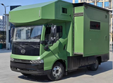 BYD T5 flat-roof motorhome with overcab bed