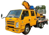 16 meters JiangLing 4x2 telescopic boom aerial operation vehicle