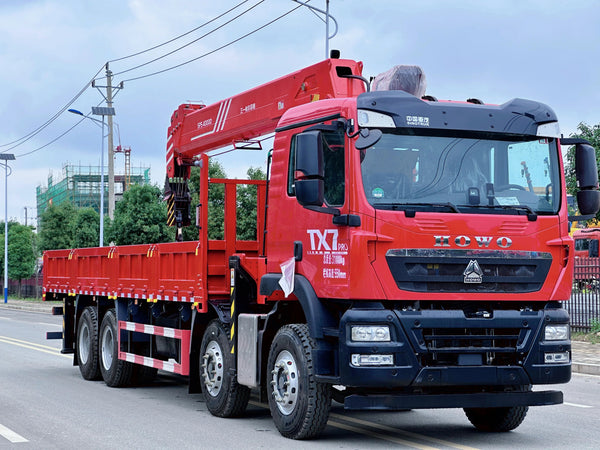 HOWO 8×4 16TPalfinger Telescopic Boom Crane