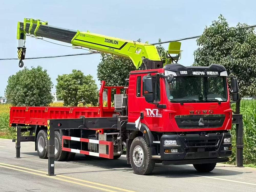 HOWO TX, 350 HP MAN Engine, New Zoomlion 14‑ton 5‑section boom
