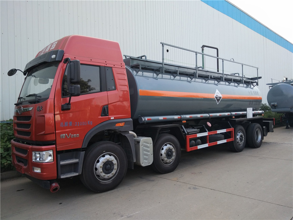 FAW HanV CLW5314GFWC5 Tank Truck for Corrosive Goods