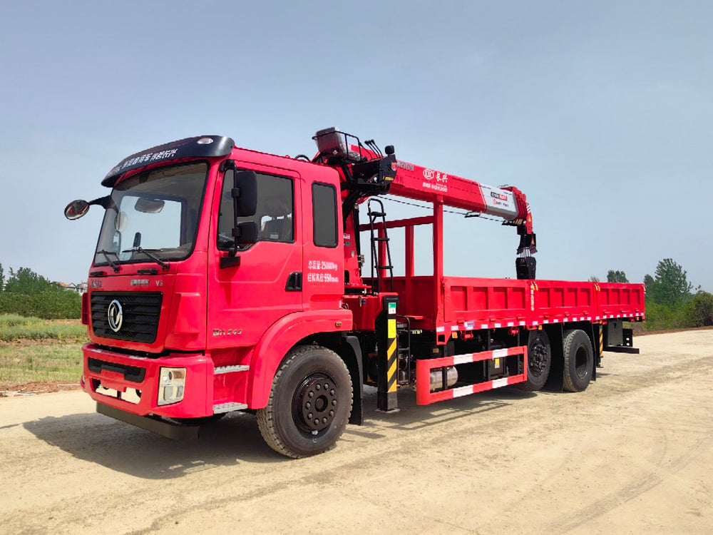 DongFeng Telescopic Boom Crane with Lift Axle