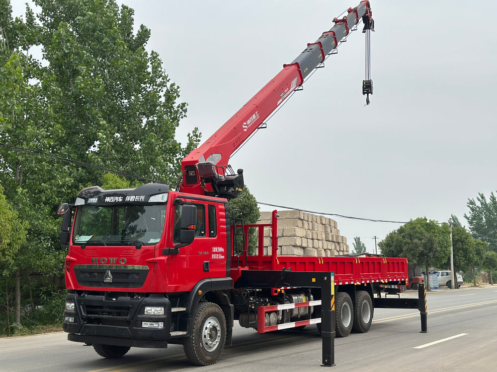 TX320 Rear Eight-Wheel, 12-Speed Transmission - Changxing 14-Ton 6-Section Boom, Weichai 320 Horsepower