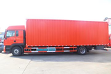 شاحنة بضائع آلية صندوقية أوتوماتيكية SINOTRUK HOWO TX بقوة 250 حصان 4x2 بطول 9.6 متر طراز AMT