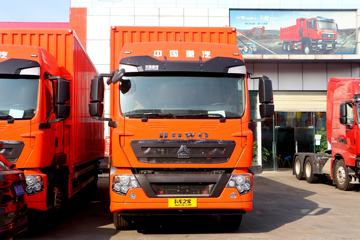 شاحنة بضائع آلية صندوقية أوتوماتيكية SINOTRUK HOWO TX بقوة 250 حصان 4x2 بطول 9.6 متر طراز AMT
