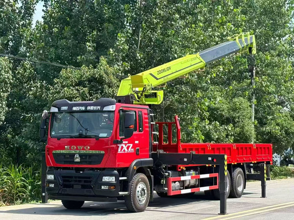 HOWO TX, 350 HP MAN Engine, New Zoomlion 14‑ton 5‑section boom